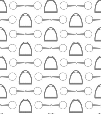 At ısırığının ve üzengisinin kusursuz deseni.