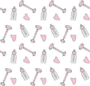 arkaplan için pürüzsüz desen vektör kümesi