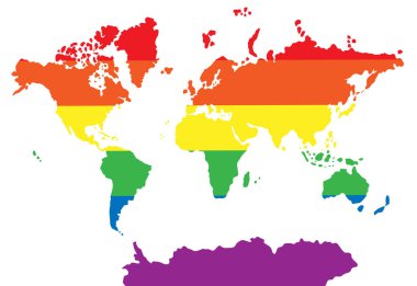 lgbt topluluğunun konsept vektör çizimi 