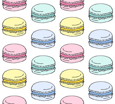 renkli çerez vektör illüstrasyonu 