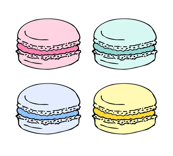 Illustration Vectorielle Cookies Colorés Vecteurs De Stock Libres De Droits