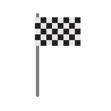 Beyaz arkaplanda izole edilmiş vektör el çizilmiş bayrak 