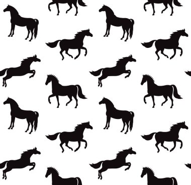 At siluetinin kusursuz deseni