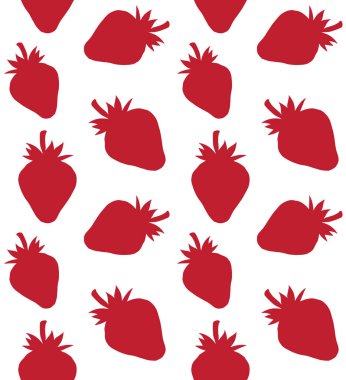 Taze çilek vektör çizimi seti