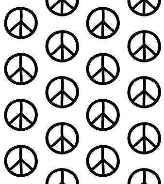 Elle çizilen barışçıl işaret.