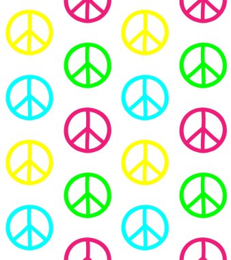 Renkli pasifiklerle bembeyaz arkaplan