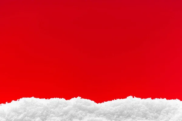 Ünnepi Piros Karácsony Fehér Hátterek — Stock Fotó