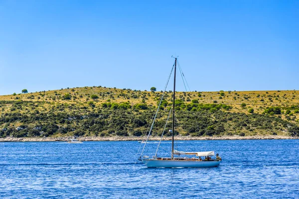 Sailboat Sea Sailing Croatia — Stock Photo, Image