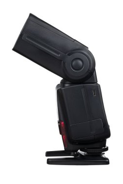 Moskova, Rusya - 23 Mart 2021: YONGNUO YN560 IV hız liti beyaz arkaplanda izole edildi