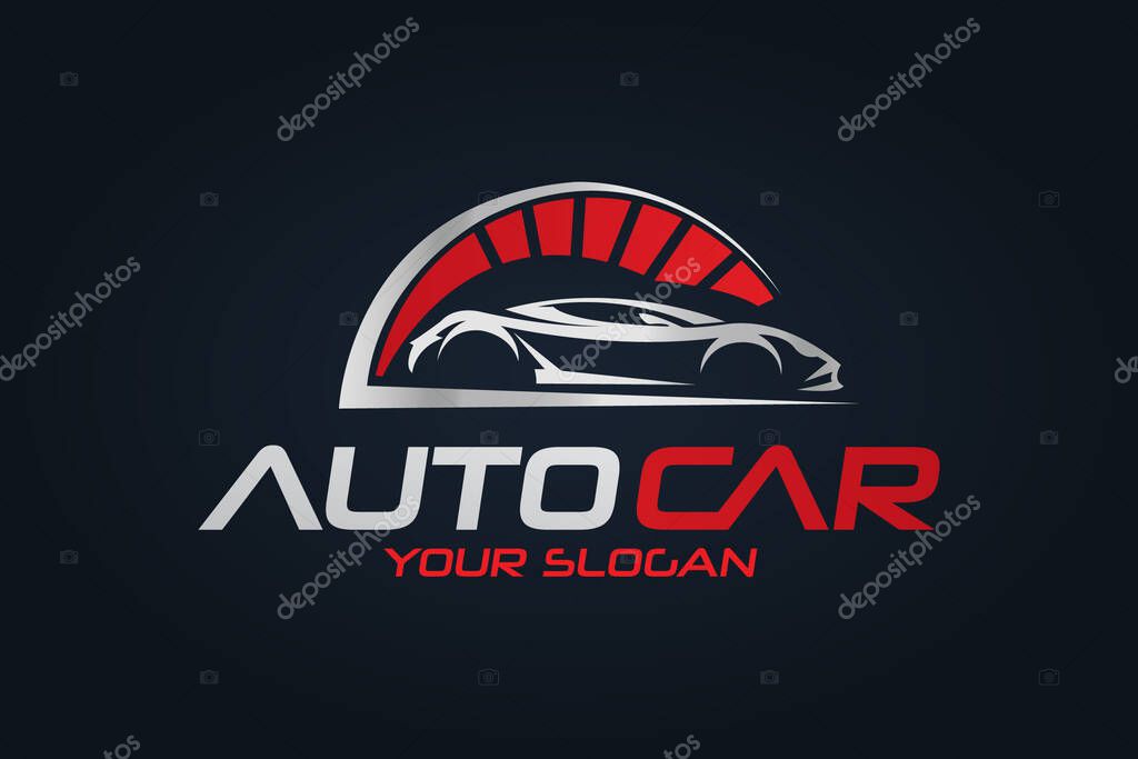 Car Garage Premium Concept Logo Design