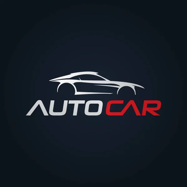 Araba Logosu Tasarımı Otomobil Markası Logosu Vektör Tasarımı — Stok Vektör