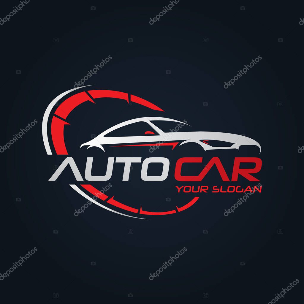 Car Garage Premium Concept Logo Design