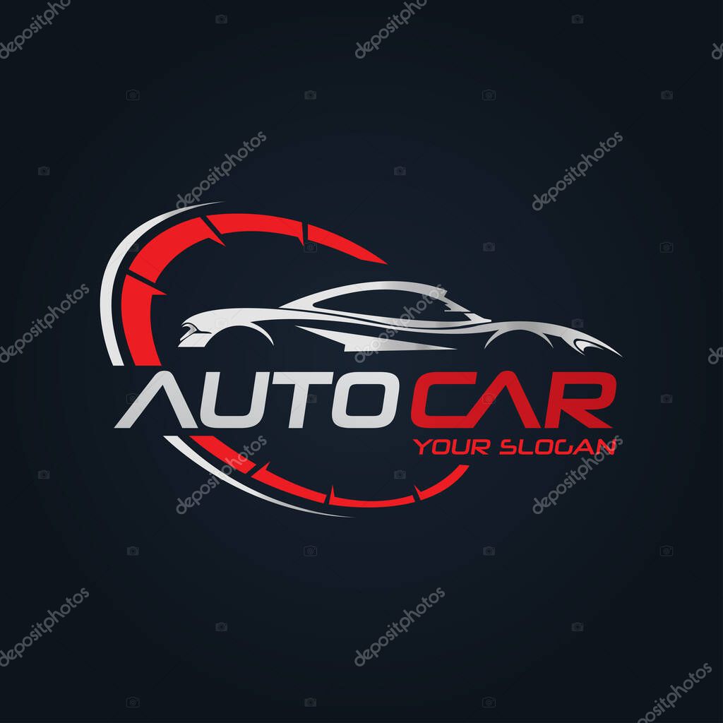 Car Garage Premium Concept Logo Design