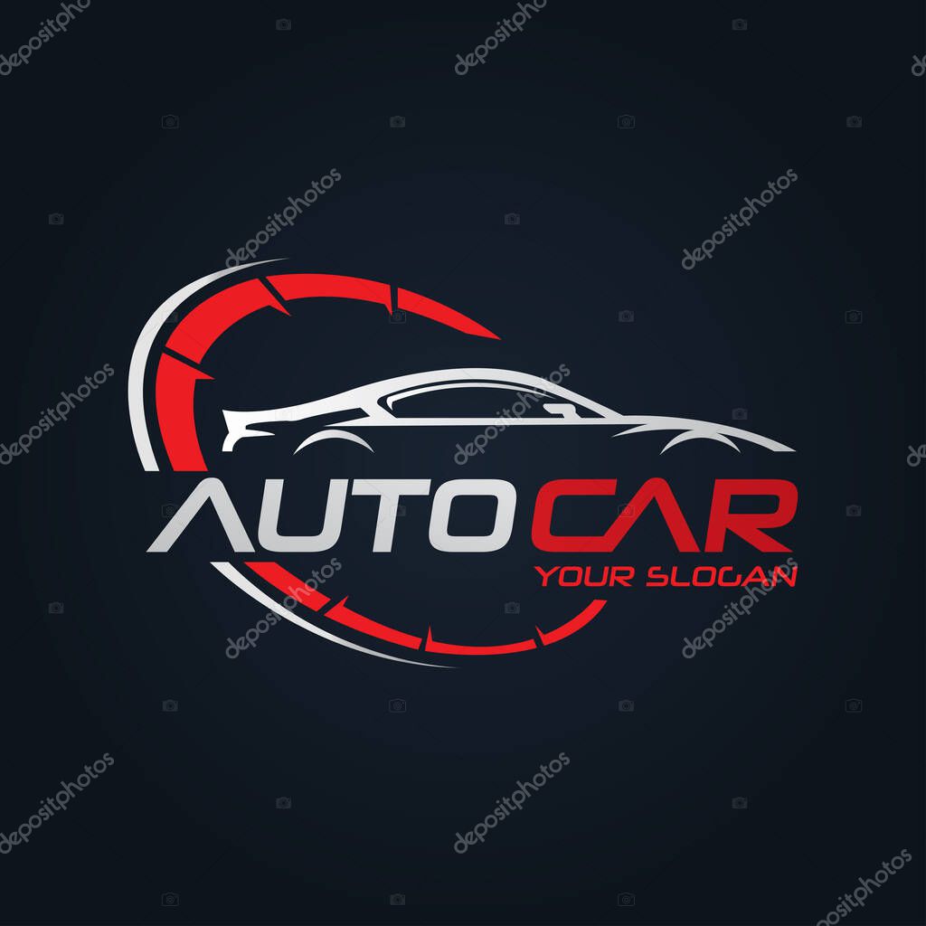 Car Garage Premium Concept Logo Design