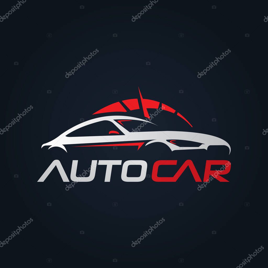 Car Garage Premium Concept Logo Design