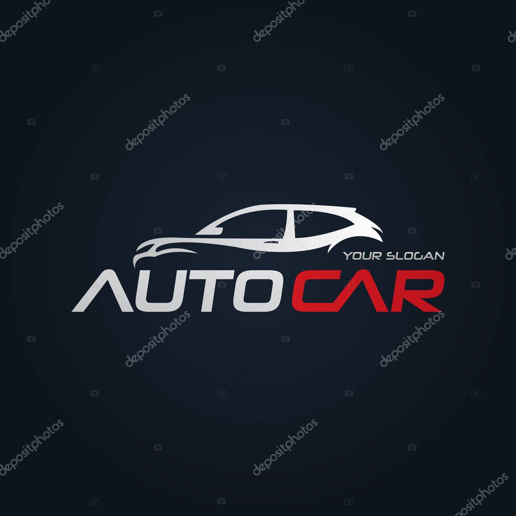 Car Garage Premium Concept Logo Design