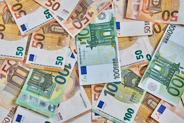 Pengar eurosedlar sedlar bakgrund — Stockfoto