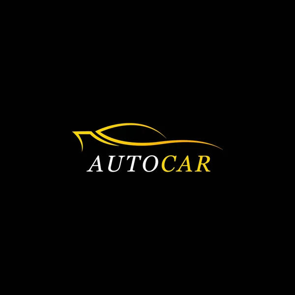 Abstrakte Auto Logo Design Konzept Automobil Auto Vektor Design Vorlage — Stockvektor