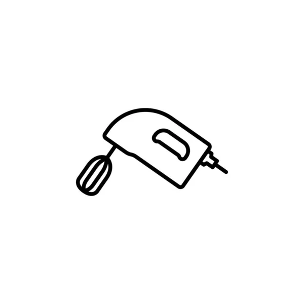 Icon Vektor Illustration Für Handmixer — Stockvektor