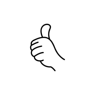 Simge vektör illüstrasyonunu parmakla