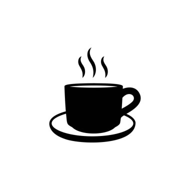 kahve fincanı ikonu vektör illüstrasyonu