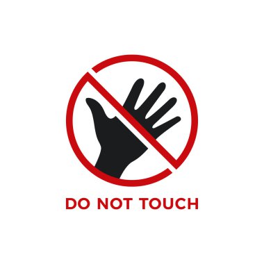 İmza vektör illüstrasyonuna dokunma