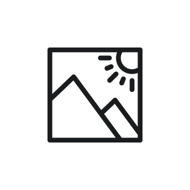 Resim galerisi vektör illüstrasyonu