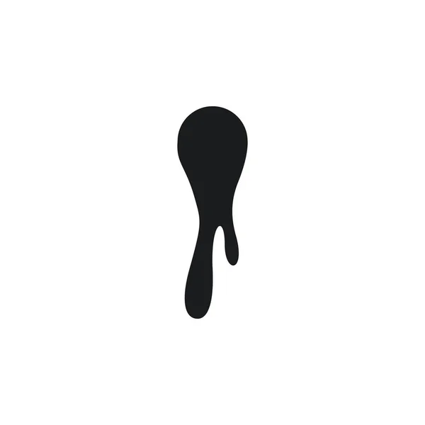 Liquid Dripping Icon Vector Illustration — 스톡 벡터