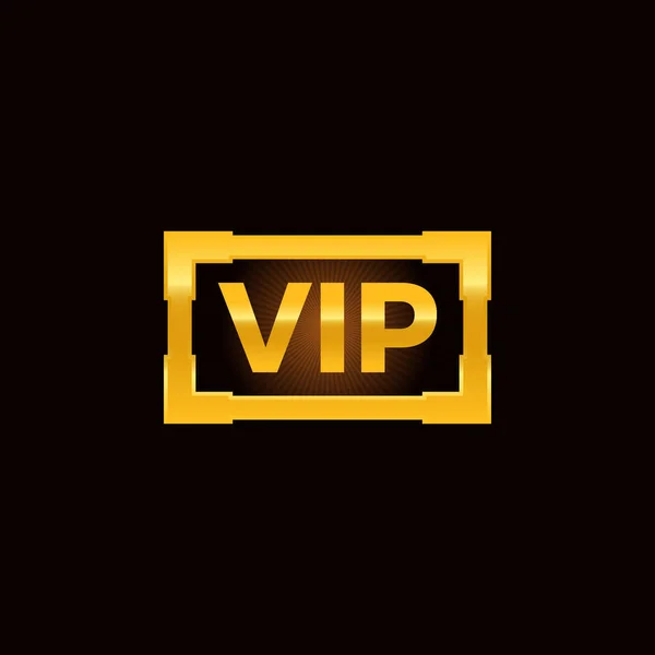 Vip Etiqueta Icono Vector Ilustración — Vector de stock