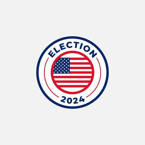 2024 Prezidentské Volby Spojených Státech Amerických — Stockový vektor