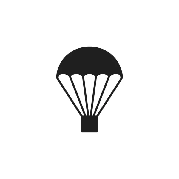 Parachute Icon Flat Vector Illustration — 스톡 벡터