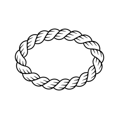 Cord, thread, cable, twine icon vector illustration. Design elements on maritime, sailor, yacht, nautical,adventure, climbing.