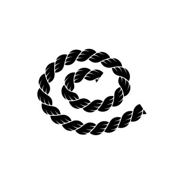 Cord, thread, cable, twine icon vector illustration. Design elements on maritime, sailor, yacht, nautical,adventure, climbing.