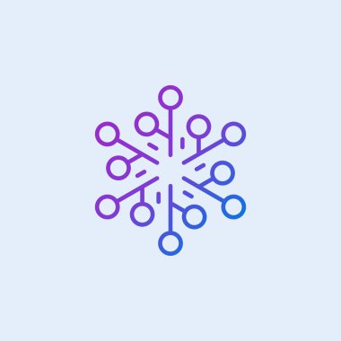 Circuit board icon logo design