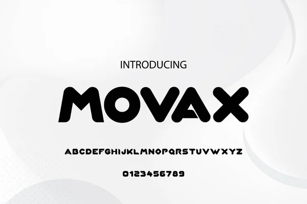 Soyut, minimal, modern alfabe yazı tipleri. Typography teknolojisi elektronik dijital müzik geleceğin yaratıcı yazı tipi. vektör çizimi.
