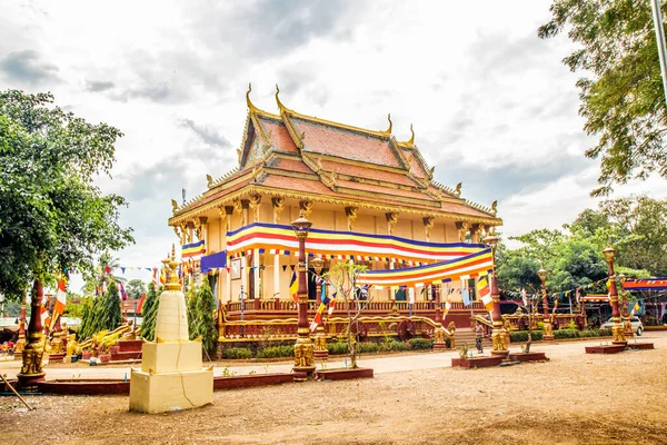 Pagoda Camboya Feliz Temporada Año Nuevo —  Fotos de Stock