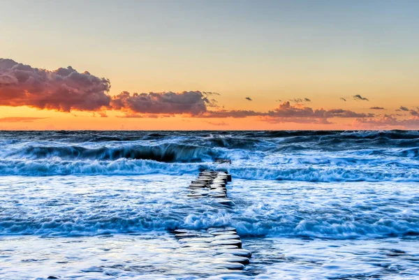 Surfe Com Dinâmica Virilha Costa Mar — Fotografia de Stock