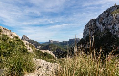 Mallorca 'daki Cap de Formentor' da manzara