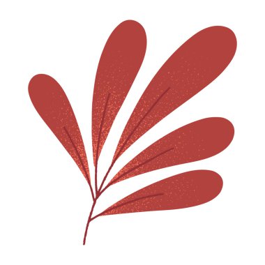 Sonbahar yaprakları vektörü. İzole edilmiş mevsimsel element. El çizimi, baskılar, el ilanları, el ilanları, afişler, kapaklar, markalaşma tasarımı, Clipart.