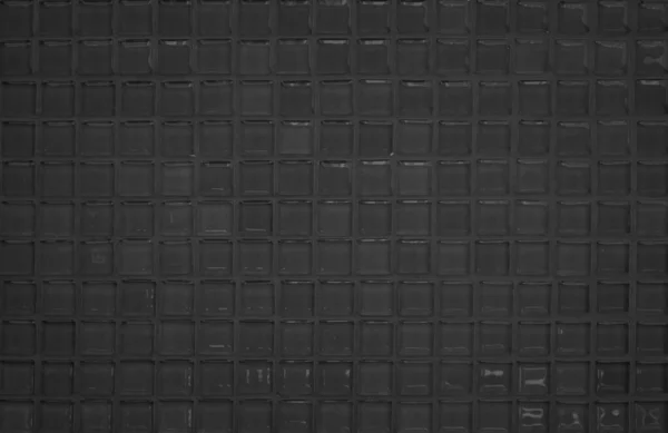 Black Tile Wall High Resolution Real Photo Brick Seamless Pattern — Stock Photo, Image