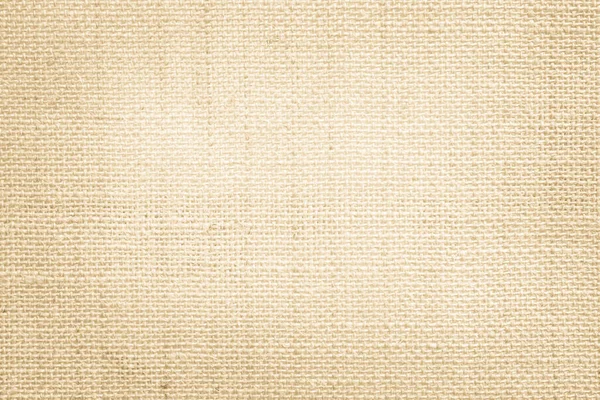 Lona Saco Hessiana Yute Tejido Textura Patrón Fondo Crema Beige — Foto de Stock