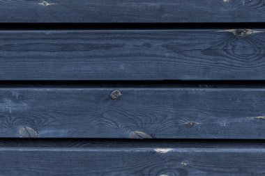 Mavi Eski Boyalı Ahşap Yatay Tahtalar