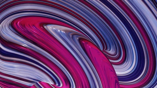 波状変形による動的金属表面 — ストック写真