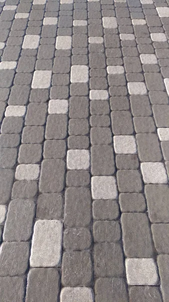 Лід у місті - крижана тротуарна плитка — стокове фото