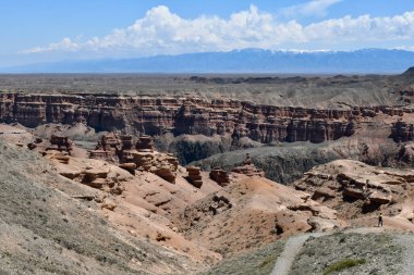 Kazakistan, Charyn Kanyonu, Kaleler Vadisi, Panorama
