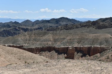 Kazakistan, Charyn Kanyonu, Kaleler Vadisi, Panorama