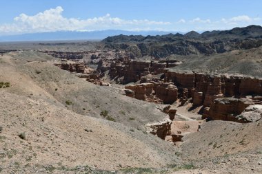 Kazakistan, Charyn Kanyonu, Kaleler Vadisi, Panorama