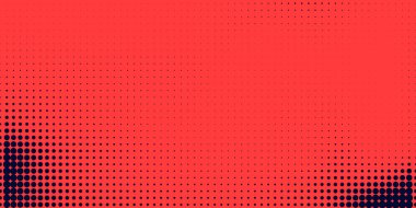 Soyut tarzda yarım ton. Geometrik retro sancak vektör dokusu. Modern baskı. Koyu mavi ve kırmızı arka plan. Işık efekti