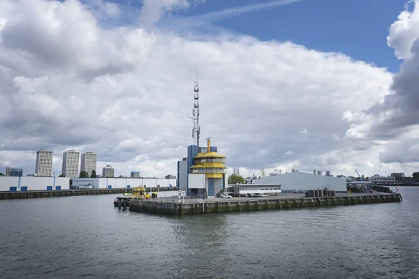 Rotterdam Nizozemsko Port Rotterdam Vhf Radio Station Traffic Centre Který — Stock fotografie