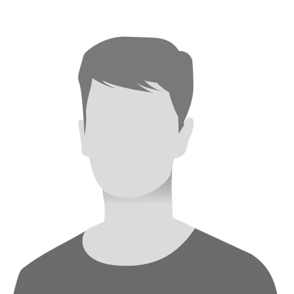 Default Avatar Foto Marcador Posición Icono Imagen Perfil Gris Hombre Vector de stock